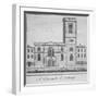 West View of the Church of St Clement, Eastcheap, City of London, 1750-null-Framed Giclee Print