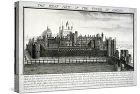 West View of the Tower of London, with a Description, 1737-Nathaniel Buck-Stretched Canvas