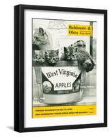 West Virginia Apples-null-Framed Giclee Print