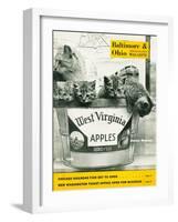 West Virginia Apples-null-Framed Giclee Print