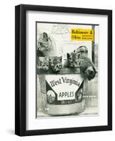 West Virginia Apples-null-Framed Giclee Print