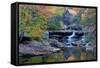 West Virginia, Babcock State Park. Glade Creek Grist Mill-Jaynes Gallery-Framed Stretched Canvas