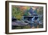 West Virginia, Babcock State Park. Glade Creek Grist Mill-Jaynes Gallery-Framed Photographic Print