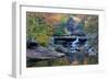 West Virginia, Babcock State Park. Glade Creek Grist Mill-Jaynes Gallery-Framed Photographic Print