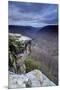 West Virginia, Blackwater Falls State Park. Landscape from Lindy Point at Sunset-Jaynes Gallery-Mounted Premium Photographic Print