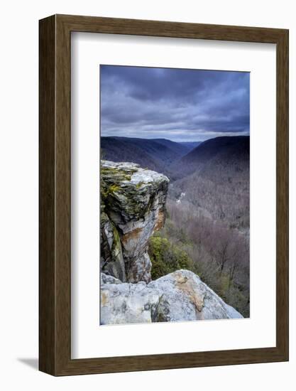 West Virginia, Blackwater Falls State Park. Landscape from Lindy Point at Sunset-Jaynes Gallery-Framed Photographic Print