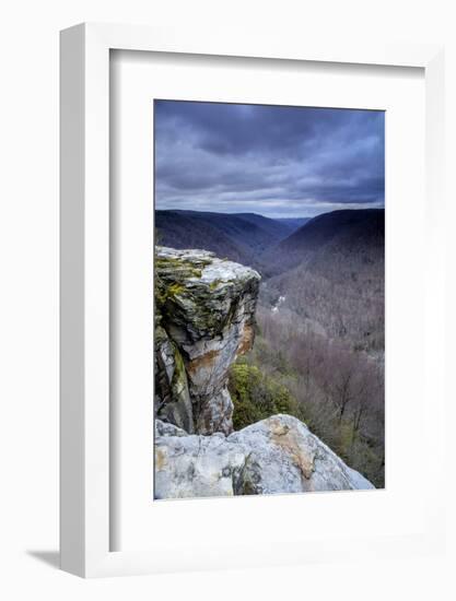 West Virginia, Blackwater Falls State Park. Landscape from Lindy Point at Sunset-Jaynes Gallery-Framed Photographic Print