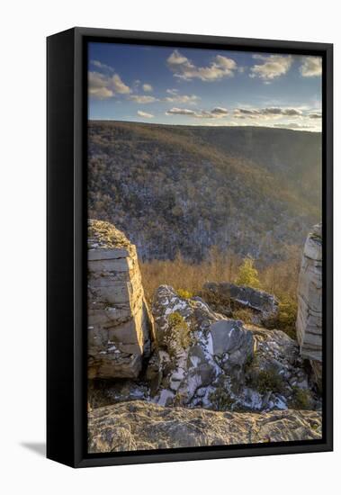 West Virginia, Blackwater Falls State Park. Landscape from Lindy Point-Jaynes Gallery-Framed Stretched Canvas