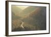 West Virginia, Blackwater Falls State Park. Mountain Sunset from Lindy Point-Jaynes Gallery-Framed Photographic Print