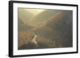 West Virginia, Blackwater Falls State Park. Mountain Sunset from Lindy Point-Jaynes Gallery-Framed Photographic Print