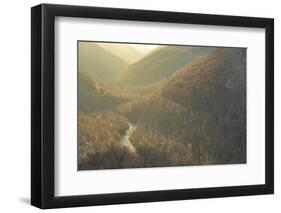 West Virginia, Blackwater Falls State Park. Mountain Sunset from Lindy Point-Jaynes Gallery-Framed Photographic Print