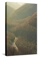 West Virginia, Blackwater Falls State Park. Mountain Sunset from Lindy Point-Jaynes Gallery-Stretched Canvas