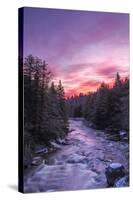 West Virginia, Blackwater Falls State Park. Sunrise on Blackwater River-Jaynes Gallery-Stretched Canvas