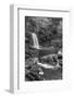 West Virginia Falls Black And White-Steven Maxx-Framed Photographic Print