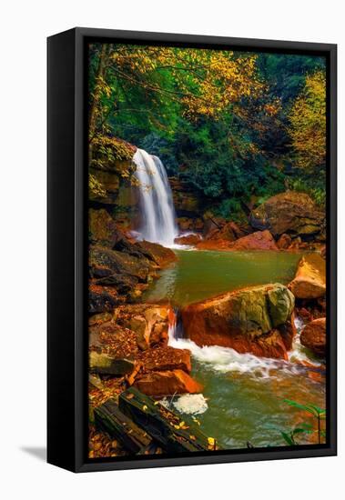 West Virginia Falls-Steven Maxx-Framed Stretched Canvas
