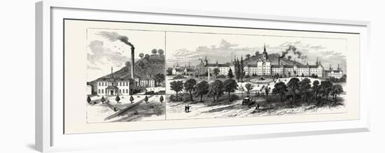 West Virginia: New State Hospital for the Insane at Weston-null-Framed Premium Giclee Print