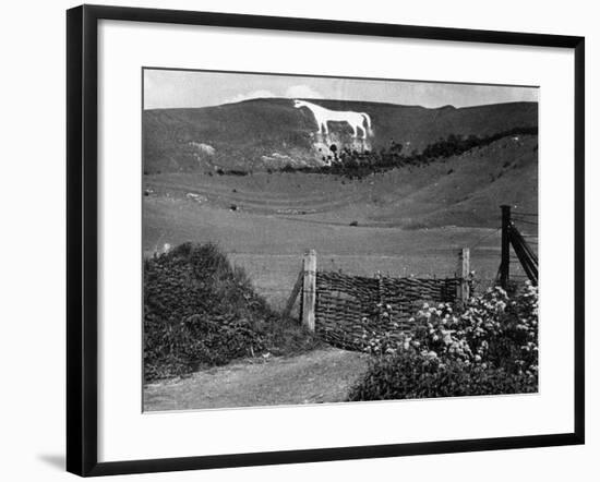 Westbury White Horse-null-Framed Photographic Print