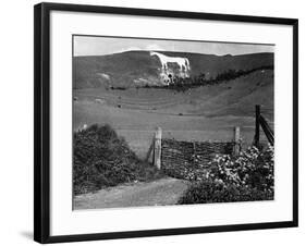 Westbury White Horse-null-Framed Photographic Print