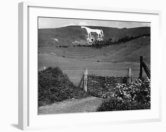 Westbury White Horse-null-Framed Photographic Print