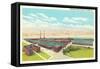 Westclox Watch Factory, La Salle, Illinois-null-Framed Stretched Canvas