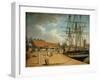 Westerdale's Yard and the Wellington from the New Dock, C.1820-Robert Willoughby-Framed Giclee Print