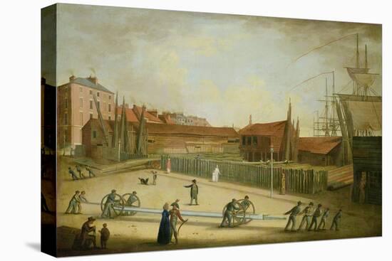 Westerdale's Yard from Saville Street-Robert Willoughby-Stretched Canvas