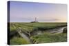 Westerhever Lighthouse, North Sea, Schleswig-Holstein, Westerheversand, Wadden Sea-Herbert Kehrer-Stretched Canvas