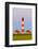 Westerhever Lighthouse, North Sea, Schleswig-Holstein, Westerheversand, Wadden Sea-Herbert Kehrer-Framed Photographic Print