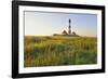 Westerhever Lighthouse, North Sea, Schleswig-Holstein, Westerheversand, Wadden Sea-Herbert Kehrer-Framed Photographic Print