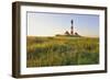 Westerhever Lighthouse, North Sea, Schleswig-Holstein, Westerheversand, Wadden Sea-Herbert Kehrer-Framed Photographic Print