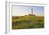 Westerhever Lighthouse, North Sea, Schleswig-Holstein, Westerheversand, Wadden Sea-Herbert Kehrer-Framed Photographic Print