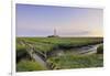 Westerhever Lighthouse, North Sea, Schleswig-Holstein, Westerheversand, Wadden Sea-Herbert Kehrer-Framed Photographic Print