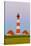 Westerhever Lighthouse, North Sea, Schleswig-Holstein, Westerheversand, Wadden Sea-Herbert Kehrer-Stretched Canvas