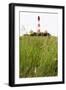 Westerheversand Lighthouse, Westerhever, Eiderstedt Peninsula, Schleswig Holstein, Germany, Europe-Markus Lange-Framed Photographic Print