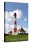 Westerheversand Lighthouse, Westerhever, Eiderstedt Peninsula, Schleswig Holstein, Germany, Europe-Markus Lange-Stretched Canvas