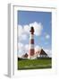 Westerheversand Lighthouse, Westerhever, Eiderstedt Peninsula, Schleswig Holstein, Germany, Europe-Markus Lange-Framed Photographic Print