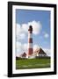 Westerheversand Lighthouse, Westerhever, Eiderstedt Peninsula, Schleswig Holstein, Germany, Europe-Markus Lange-Framed Photographic Print