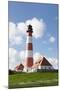 Westerheversand Lighthouse, Westerhever, Eiderstedt Peninsula, Schleswig Holstein, Germany, Europe-Markus Lange-Mounted Photographic Print