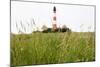 Westerheversand Lighthouse, Westerhever, Eiderstedt Peninsula, Schleswig Holstein, Germany, Europe-Markus Lange-Mounted Photographic Print