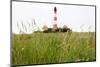 Westerheversand Lighthouse, Westerhever, Eiderstedt Peninsula, Schleswig Holstein, Germany, Europe-Markus Lange-Mounted Photographic Print