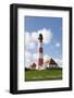 Westerheversand Lighthouse, Westerhever, Eiderstedt Peninsula, Schleswig Holstein, Germany, Europe-Markus Lange-Framed Photographic Print