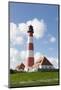 Westerheversand Lighthouse, Westerhever, Eiderstedt Peninsula, Schleswig Holstein, Germany, Europe-Markus Lange-Mounted Photographic Print