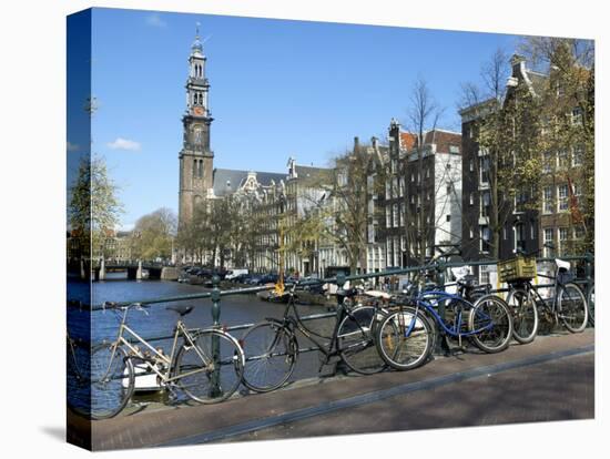 Westerkerk, Prinsengracht, Amsterdam, South Holland, Netherlands-Lisa S. Engelbrecht-Stretched Canvas