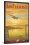 Western Air Express, San Francisco, California-Kerne Erickson-Stretched Canvas