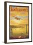 Western Air Express, San Francisco, California-Kerne Erickson-Framed Premium Giclee Print