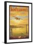 Western Air Express, San Francisco, California-Kerne Erickson-Framed Premium Giclee Print