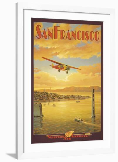 Western Air Express, San Francisco, California-Kerne Erickson-Framed Giclee Print