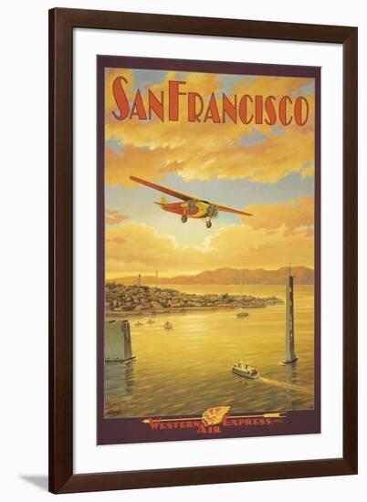 Western Air Express, San Francisco, California-Kerne Erickson-Framed Giclee Print