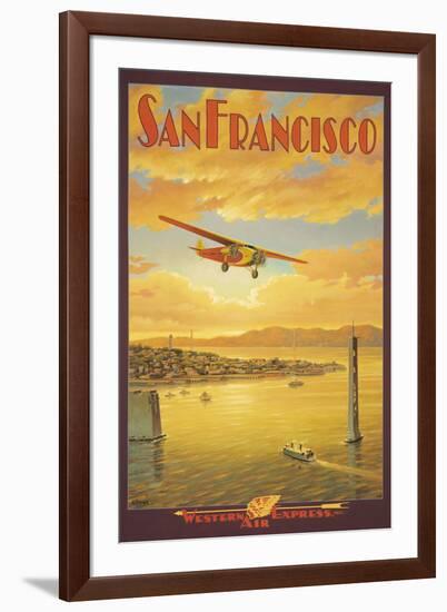 Western Air Express, San Francisco, California-Kerne Erickson-Framed Giclee Print