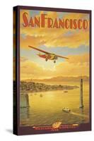Western Air Express, San Francisco, California-Kerne Erickson-Stretched Canvas